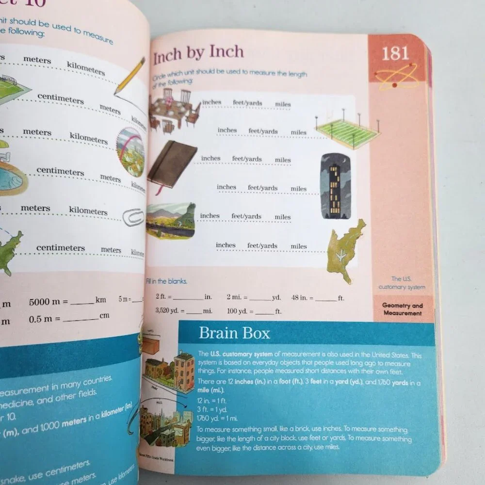 NEW Brain Quest Workbook Grade 5 Activity Book 5th 9780761182788 Workbook School